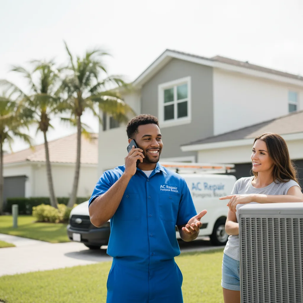 AC Repair Pompano Beach customer support in Mackinaw